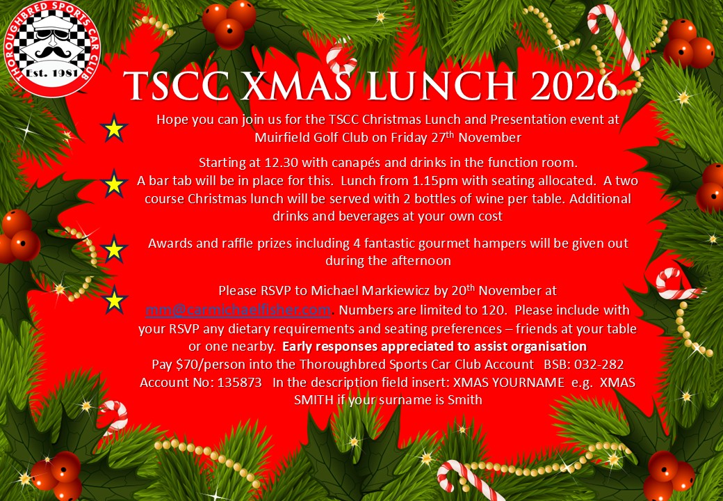 TSCC Xmas Lunch 2026